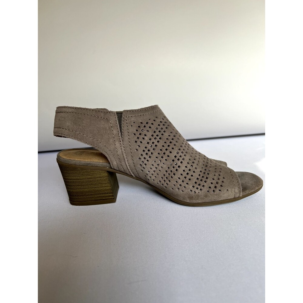 Sonoma Goods Vitalize Ortholite Open Toe Sandals Gray Ladies 9M Boho - Picture 4 of 7